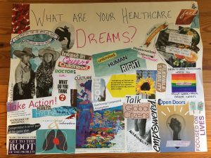 thanks to Queer Philly Brunch for this healthcare dreams collage!